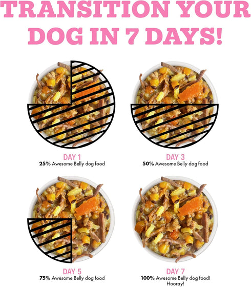 6oz (Pack 8) Weruva Awesome Belly Wet Dog Food, Beef & White Rice, Can
