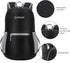 ZOMAKE Ultra Lightweight 20L Hiking Backpack, Packable Water Resistant Daypack for Women & Men (Black)