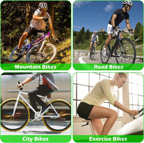 Zacro Bike Seat Cushion, Gel Padded Cover for Men Women, Extra Soft Exercise Bicycle Seat Compatible with Peloton