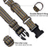 Adjustable Martingale Dog Collar, Nylon Reflective No Pull Collar for Small, Medium, Large Dogs (Army Green, S)