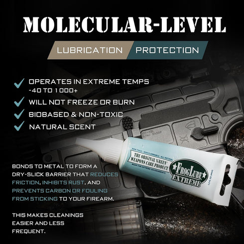 FrogLube C+LP Kit - Gun Oil and Cleaner - Gun Cleaner and Lubricant - Targets Carbon & Fouling - Metal Bonding