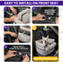 25 lbs BurgeonNest Dog Car Seat for Small Dogs up to - Washable Pet Booster Seat with Safety Leash & Storage Pockets