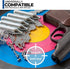 ICO 12 Gram Non-Threaded CO2 Cartridges for BB Gun, Airsoft Pistol, Paintball Markers