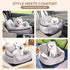 25 lbs, BurgeonNest Dog Car Seat for Small Dogs, Detachable and Washable Cat Carseats Under Soft Pet Booster Seats