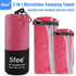 2 Pack Set Backpacking, Sfee Microfiber Travel Towel, Quick Dry Towel Camping Towel Super Absorbent Compact Lightweight