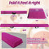 6FT/9FT 3-15- Folding Balance Beam for Kids ages Foldable Gymnastics Floor Beam,Anti-Slip ,Carrying Bag, Faux Suede