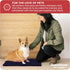 My Doggy Place Navy Blue Microfiber Dog Mat for Muddy Paws, 18" x 24" - Quick-Drying Non-Slip Cleaning Mat