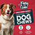 Fang and Claw 75 Count Pack Nail-Free Chicken Feet for Dogs, Bulk Single-Ingredient Air-Dried Dog Chews, Glucosamine