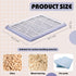 2 (19.7 14.2 Inch,Gray) Mifoci Pcs Dog Potty Tray Mesh Puppy Training Pad Holder Floor Protection Portable Pee Pad Pet