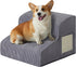 Dog Steps for Bed, 2-Step Dog Ramp for Small Dogs, Non-Slip Bottom Design, High Density Foam Portable Pet Step for