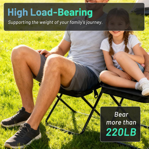 120 Portable Folding Stool Pocket Chair with Shoulder Strap, Weight Capacity kg, use for Camping Hiking Fishing