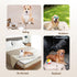 gogobunny 100% Double-Sided Waterproof Dog Bed Cover, Reversible Pet Blanket for Large Dog Cat, 68x82 Inch, Dark