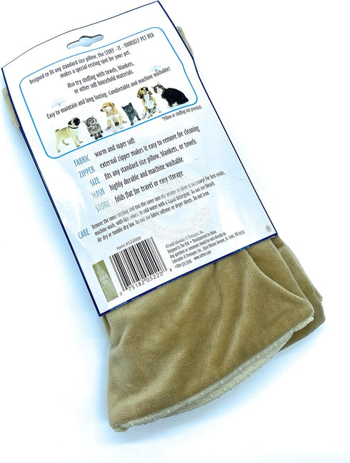 ST Pet 522001 Removable Bed Cover for Small or Medium Pets, Washable, Tan, 20 Inch x 30 Inch