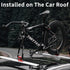 MUQZI Quick Release Fork Mount, Bike Car Roof Mount Rack for Road Bicycle, Truck Bed Fork Holder with Installation