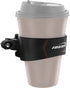 Ibera Bike Handlebar Cup Holder, Black with Multi-Way Mount for Commuters and Road Bike