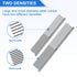 Double-Sided Pet Steel Comb, Stainless Steel Dog Comb in 2 Sizes for Cleaning, Massage, and Grooming