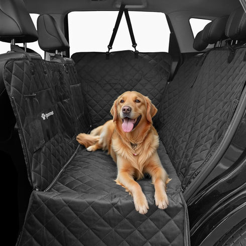 Dog Car Seat Cover for Back Seat with Door Protection, Waterproof Dog
