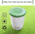 KINGTOP Golf Cup Cover for Putting Green Hole, Sturdy ABS Hole Cup Cover Fit USGA Regulation