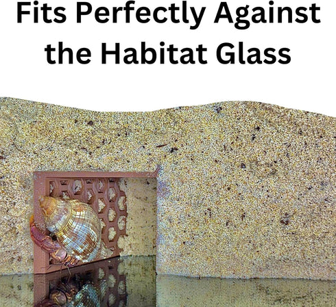 Hermit Crab Underground Cave | Hermit Crab Climbing Enrichment Tank Decor Hide | Hermit Crab Hideaway Decoration