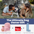 Backpack 2 Dog Travel Bag for Supplies - Complete Dog Diaper Bag with BPA-Free Travel Bowls, Treat Pouch, Food