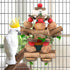 Kyouki Large Parrot Toy, Bird Toys for Cockatoos,Macaws, African Grey, Amazon Parrots,Conures, Lovebirds, Multicolored