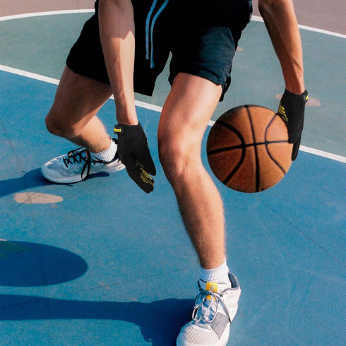 IRONGRIT Anti Slip Basketball Gloves - Unweighted Ball Handling Gloves for for Kids Youth and Adult for Training