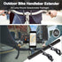 Yizhet Lightweight Bike Handlebar Extender, Durable Double Bracket for Speedometer & Phone Mount