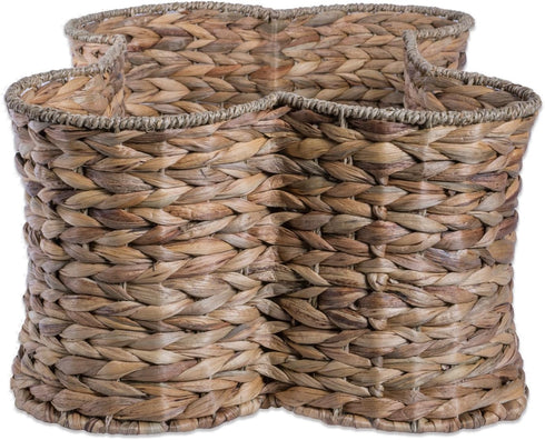 Bone Dry Pet Storage Collection - Medium Bone Shape Hyacinth Toy Basket