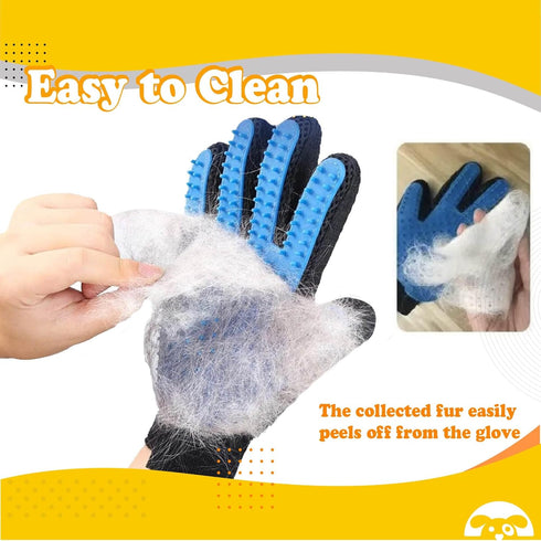 PetnBeyond Deshedding and Grooming Gloves, Gentle Pet Care for Cats and Dogs, Ultimate Comfort for Long and Short Fur