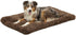 Midwest Homes for Pets Deluxe Dog Beds, Super Plush for Dog Crates, Machine Wash & Dryer Friendly, 42-Inch, Cocoa