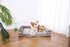 Amazon Basics Foam Couch Dog Pet Bed with Removable Cover, Large (36 x 27 x 6.5 inches, Brown)