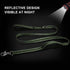 TwoEar 4FT 1IN Strong Green Dog Leash with 2 Padded Handles, Traffic Handle for Extra Control for Small Medium Large