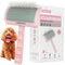 Slicker Brush for Dogs, Super Denser Soft Long Pin Slicker Dog Brush for Thick and Long Fur, 25mm (1'') Doodle Brush
