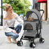 3-in-1 BestPet Pet Stroller Premium Multifunction Dog Cat Jogger Stroller for Medium Small Dogs Cats with Folding