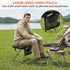 Backpacking Camping Stool with Shoulder Strap,Ultralight Collapsible Handbag Style Stool,Pocket Portable Chair