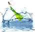 Arcadia Tackle Associated Manufacturer 4.5" 6 Tuna Clone Rigs, Pcs Yellow/Green for Offshore Trolling, Ideal for Tuna