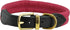 Dogs My Love Pink Soft Genuine Rolled Leather Dog Collar with Brass Hardware (19"-20.5" Neck Circumference)
