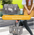 Cat Travel Carrier, Soft-Sided Collapsible Ventilated Breathable Carrier for Small Dogs and Airline Approved Cats under