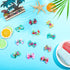 100 Pack Summer Spring Dog Hair Bows - Cute Puppy Bows with Rubber Bands for Small Girl Dogs