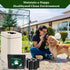 100 5L 5 Pack (100 Dog Waste Bags Pcs, Dog Waste Can Liners for Dog Poop Trash Can Outside, Dog Poop Bags Rolls, Dog