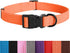 lynxking Dog Collar - Soft Padded Breathable Cotton Solid Color Strong Adjustable for Little Puppy
