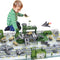 deAO Military Base Set, Army Men Playset with Military Vehicle,Weapon Gear Accessories,Vehicles