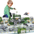 deAO Military Base Set, Army Men Playset with Military Vehicle,Weapon Gear Accessories,Vehicles