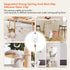 360 Automatic Rechargeable Cat Teaser, Door Mount Hanging Interactive Cat Toy, Spinning & Irregular Jumping Motion