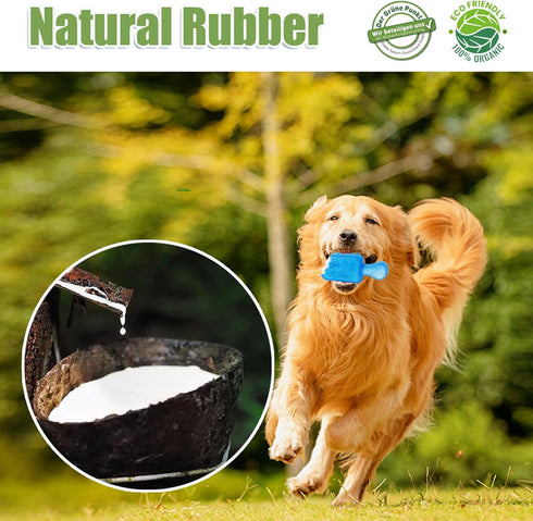 Puppy Chew Toys for Teething - Pack of 2 Freezable Interactive Treat Dispensing Toys for Small, Medium, and Large