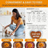 2.2 lbs Olewo Original Carrots for Dogs Fiber for Perfect Poop, Dehydrated Dog Food Toppers for Picky Eaters, Natural