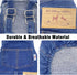 Dog Shirts Clothes Denim Overalls, Blue, Medium, Pet Jeans Onesies Apparel for Small Medium Dogs