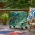 ZOUTAIRONG Waterproof Cooler Cart Cover Durable 80-100 Quart Rolling Cooler Cart Cover Outdoor