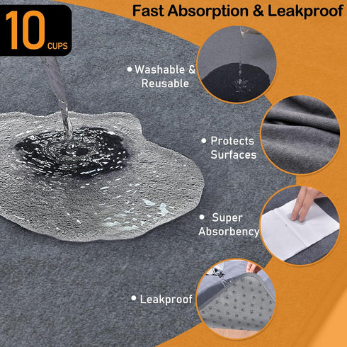 1 Pack 52x82in, LOOBANI Non-Slip Washable Pee Pad for Dogs, Extra Large Reusable Dog Mat for Floor, Fast Absorbent Pet