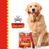 Canine Chews 8-9" Beef Basted Rawhide Bones for Large Dogs (25 Pack) - Hand-Rolled Dog Rawhide Chews